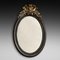 Antique Ebonised Wall Mirror in Giltwood and Gesso, 1800s 1