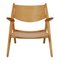 CH28T Lounge Chair in Oiled Oak by Hans Wegner for Carl Hansen & Søn 1