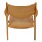 CH28T Lounge Chair in Oiled Oak by Hans Wegner for Carl Hansen & Søn 3