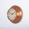 Small Antique Wall Clock in Copper from International Time Recording Co Ltd, 1920s, Image 6