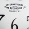 Horloge Murale Antique en Cuivre de International Time Recording Co, 1930s 11