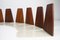 Mid-Century Bookends by Kai Kristiansen for FM, 1960s, Set of 10 8