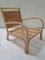 Vintage Cane and Rattan Armchair 1
