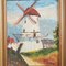 Aage Verner Thrane, Il mulino a vento colorato, XX secolo, olio su tavola, Immagine 3