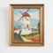 Aage Verner Thrane, Il mulino a vento colorato, XX secolo, olio su tavola, Immagine 1