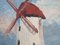 Aage Verner Thrane, The Colourful Windmill, 20th Century, Oil on Board 6