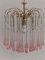 Waterfall Chandelier by Paolo Venini, 1970s, Image 1