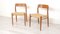 Model 75 Dining Chairs in Teak by Niels Otto Møller for J.L. Møllers, Set of 2 2