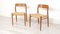Model 75 Dining Chairs in Teak by Niels Otto Møller for J.L. Møllers, Set of 2, Image 2