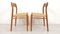 Model 75 Dining Chairs in Teak by Niels Otto Møller for J.L. Møllers, Set of 2 10