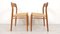 Model 75 Dining Chairs in Teak by Niels Otto Møller for J.L. Møllers, Set of 2, Image 10