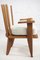 Oak and Fabric Dining Chairs by Guillerme and Chambron for Votre Maison, 1960s, Set of 2 5