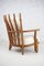 Oak Armchair attributed to Guillerme and Chambron for Votre Maison, 1960s 3