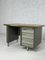 Industrial Metal and Wood Desk from Remington Rand, France, 1950s 3