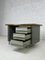 Industrieller Schreibtisch aus Metall & Holz von Remington Rand, Frankreich, 1950er 5