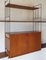 Vintage Wall Shelf with Bar Cabinet attributed to Kajsa & Nils Strinning for String, 1960s 11