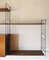 Vintage Wall Shelf with Bar Cabinet attributed to Kajsa & Nils Strinning for String, 1960s 10