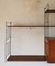 Vintage Wall Shelf with Bar Cabinet attributed to Kajsa & Nils Strinning for String, 1960s 8
