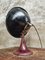 Lámpara de mesa antigua de cobre con base esmaltada, Imagen 10