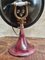 Lámpara de mesa antigua de cobre con base esmaltada, Imagen 6