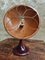 Lámpara de mesa antigua de cobre con base esmaltada, Imagen 1