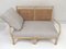 Vintage Rattan & Cane Settee, Image 4