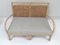 Vintage Rattan & Cane Settee 2