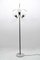 Mid-Century Modern Floor Lamp in Brass and Opaline Glass from Stilnovo, Italy, 1950s 1