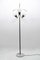 Mid-Century Modern Floor Lamp in Brass and Opaline Glass from Stilnovo, Italy, 1950s, Image 1