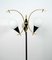 Mid-Century Modern Floor Lamp in Brass and Opaline Glass from Stilnovo, Italy, 1950s, Image 7