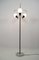 Mid-Century Modern Floor Lamp in Brass and Opaline Glass from Stilnovo, Italy, 1950s, Image 5