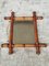 Antique French Mirror in Faux Bamboo Frame 1