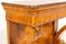Mesa consola italiana antigua de madera nudosa y nogal, década de 1800, Imagen 4