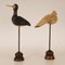 Französische Vintage Vogelfiguren aus geschnitztem Holz, 1950er, 2er Set 7