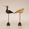 Französische Vintage Vogelfiguren aus geschnitztem Holz, 1950er, 2er Set 5