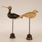 Französische Vintage Vogelfiguren aus geschnitztem Holz, 1950er, 2er Set 6