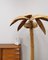 Lámpara de pie en forma de palmera de ratán y cesta al estilo de Mario Lopez Torres, años 70, Imagen 5