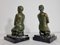 Art Deco Bronze Nymph and Faun Bookends by H Wandaele, 1930s, Set of 2, Image 6