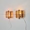 Scandinavian Glass & Brass Wall Lamps attributed to Carl Fagerlund for Lyfa, 1960s, Set of 2 8