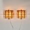 Scandinavian Glass & Brass Wall Lamps attributed to Carl Fagerlund for Lyfa, 1960s, Set of 2, Image 9