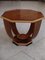 Art Deco Walnut Coffee Table on 4 Curved Legs, 1935, Image 1