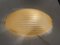 Lampada da soffitto ad incasso in vetro di Murano dorato, anni '70, Immagine 6