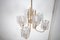 Crystal Glass Chandelier from Peill & Putzler, 1970s 18