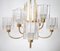 Crystal Glass Chandelier from Peill & Putzler, 1970s 6