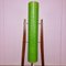 Lámpara de pie Rocket de madera y fibra de vidrio de Novoplast Sered, años 60, Immagine 3