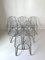 Chromed Steel Chairs attributed to Gastone Rinaldi for Rima, 1970s, Set of 6 3