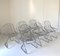 Chromed Steel Chairs attributed to Gastone Rinaldi for Rima, 1970s, Set of 6 2