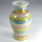 Italienische Keramik Line Vase Casa von Sorrento, 1950er 6