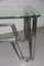 French Rationalist Chromed Metal Table, 1930s 11