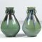 Jugendstil Vasen von Denbac, Frankreich, 1920er, 2er Set 7